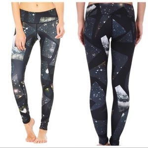 ALO Yoga VAPOR SPACE Airbrushed PANTS Leggings XS